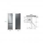 Frigor�fico Combinado SAMSUNG RB34C600DWW/EF