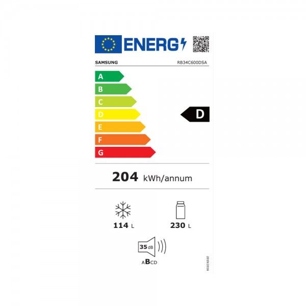 Frigor�fico Combinado SAMSUNG RB34C600DSA/EF