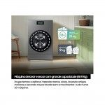M�quina de Lavar e Secar Roupa SAMSUNG Bespoke AI Laundry Combo WD18DB8995BZT2