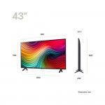 TV LG 43" 43NANO82T6B (NANOCELL ULTRAHD 4K- Smart TV- 109cm)