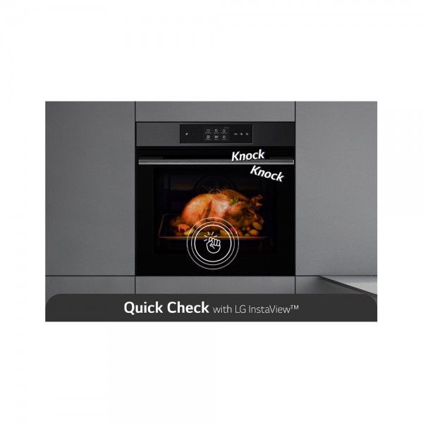 Forno a Vapor Instaview de Encastre LG WSED7665B