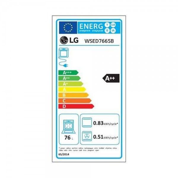 Forno a Vapor Instaview de Encastre LG WSED7665B