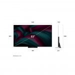 TV LG 83" OLED83C56LA (OLED evo - UHD 4K - Smart TV - 211 cm)