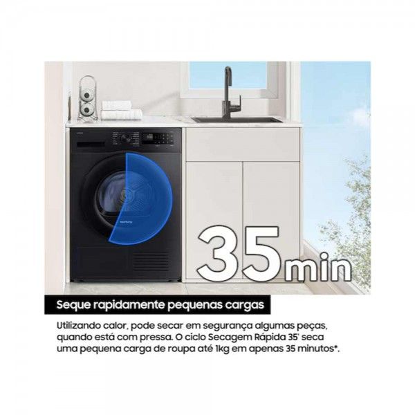 M�quina de Secar Roupa SAMSUNG DV90DG52A0ABEP