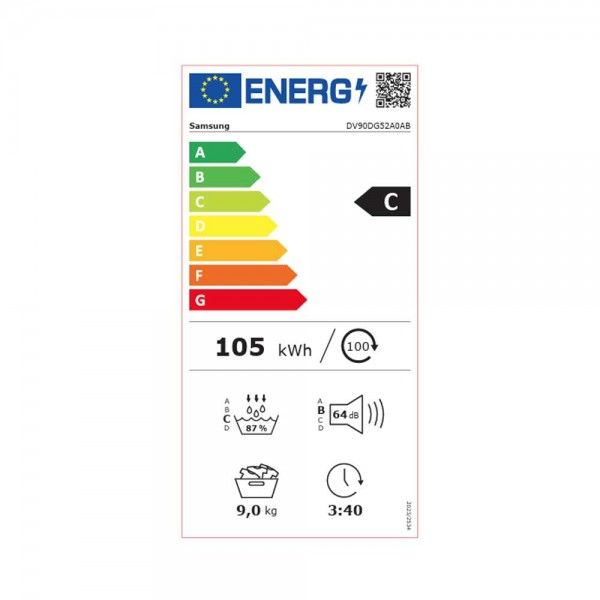 M�quina de Secar Roupa SAMSUNG DV90DG52A0ABEP