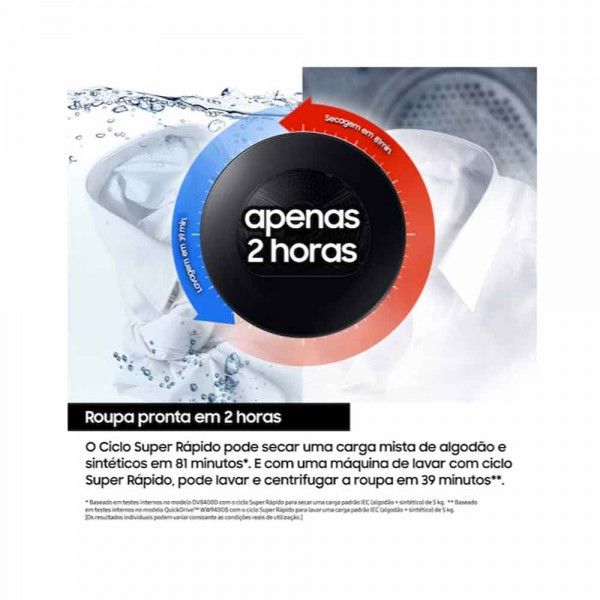 M�quina de Secar Roupa SAMSUNG DV90DB7845GWU3