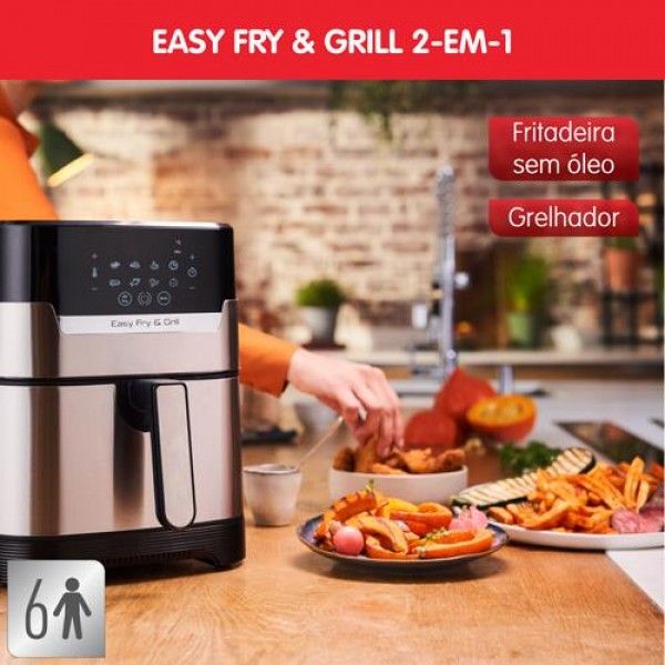 Air Fryer MOULINEX Easy Fry and Grill XL EZ505D10 Air Fryer MOULINEX Easy Fry and Grill XL EZ505D10