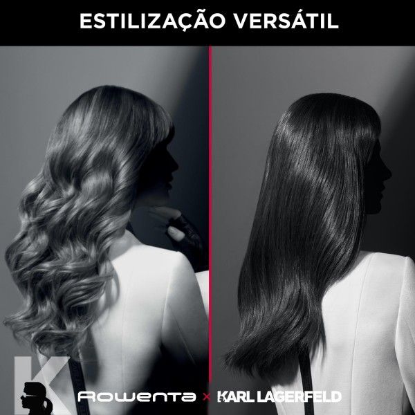 MODELADOR DE CABELO ROWENTA X KARL LAGERFELD MULTISTYLER 3 EM 1 CF451LF0 MODELADOR DE CABELO ROWENTA X KARL LAGERFELD MULTISTYLER 3 EM 1 CF451LF0