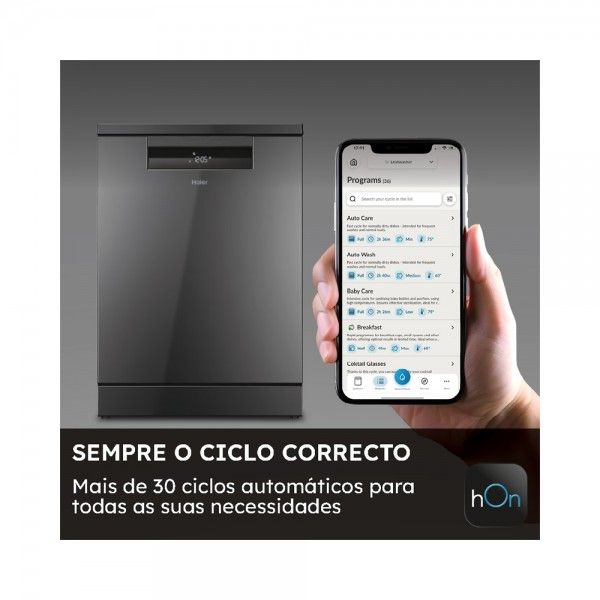 Máquina de Lavar Loiça HAIER XF 4A4M4PDX Máquina de Lavar Loiça HAIER XF 4A4M4PDX