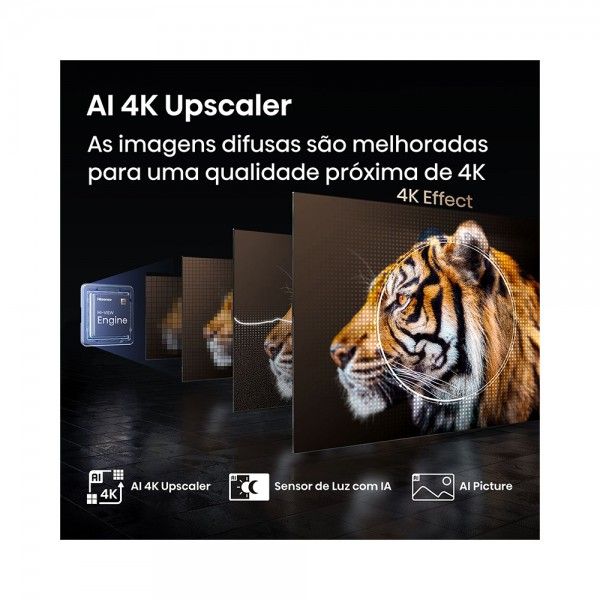 TV HISENSE 43' 43E7Q PRO (QLED - 4K Ultra HD - Smart TV - 108 cm)