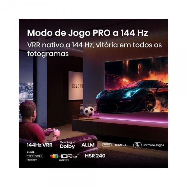 TV HISENSE 43' 43E7Q PRO (QLED - 4K Ultra HD - Smart TV - 108 cm)