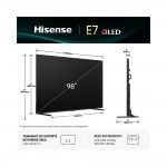 TV HISENSE 98' 98E7Q (QLED - 4K Ultra HD - Smart TV - 248 cm)