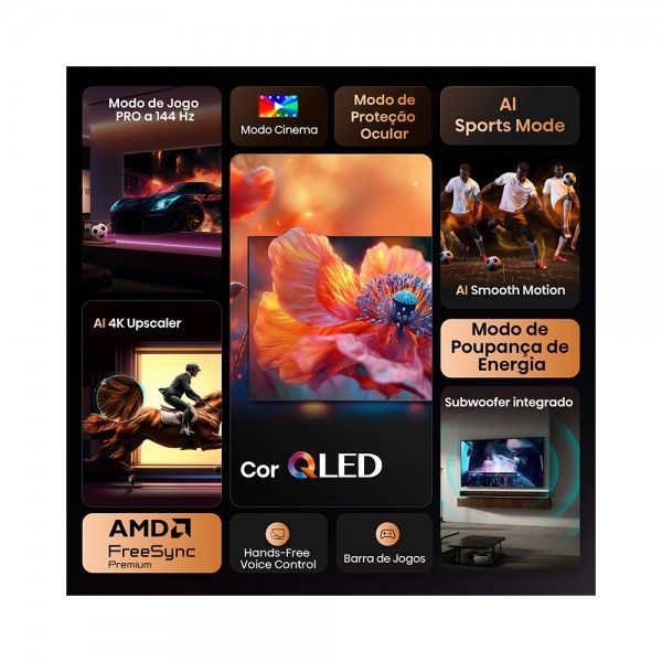 TV HISENSE 98' 98E7Q (QLED - 4K Ultra HD - Smart TV - 248 cm)