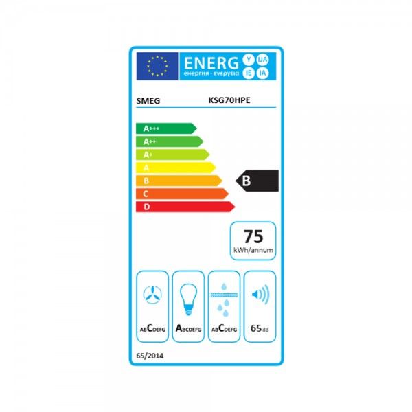 Exaustor de Integrar SMEG KSG70HPE