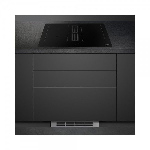 Placa de Indu��o com Exaustor SMEG HOBD382N2