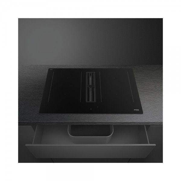 Placa de Indu��o com Exaustor SMEG HOBD382N2