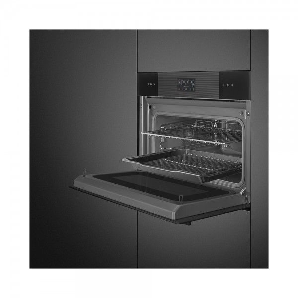 Forno com Micro-Ondas SMEG SO4102M1B3 Forno com Micro-Ondas SMEG SO4102M1B3