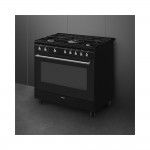 Fog�o com Placa a G�s SMEG CX91GMBL