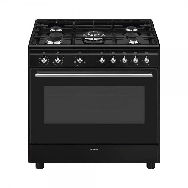 Fog�o com Placa a G�s SMEG CX91GMBL