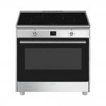 Fogão com Placas de Indução SMEG CG90CIXT