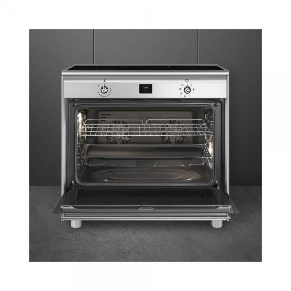 Fog�o com Placas de Indu��o SMEG CG90CIXT