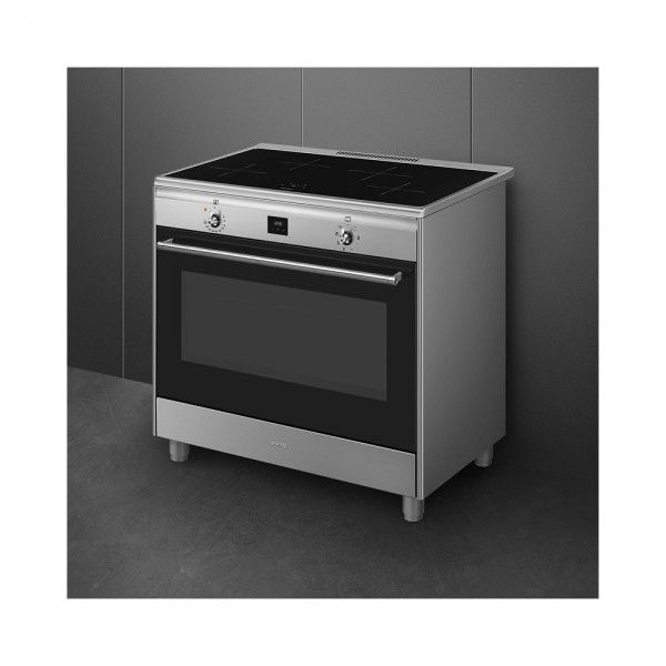 Fog�o com Placas de Indu��o SMEG CG90CIXT