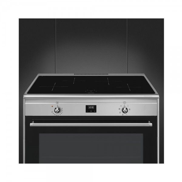 Fog�o com Placas de Indu��o SMEG CG90CIXT