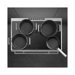Fog�o com Placas de Indu��o SMEG CG90CIXT