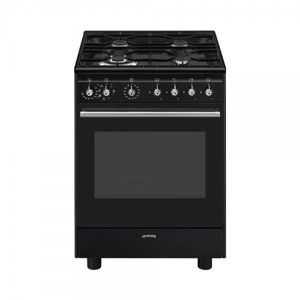 Fog�o com Placa a G�s SMEG CX61GMBL