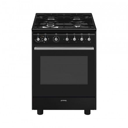 Fog�o com Placa a G�s SMEG CX61GMBL