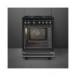 Fog�o com Placa a G�s SMEG CX61GMBL