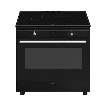 Fog�o com Placas de Indu��o SMEG CX91IMBL