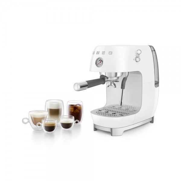 M�quina de Caf� Expresso Manual SMEG ECF03WHEU