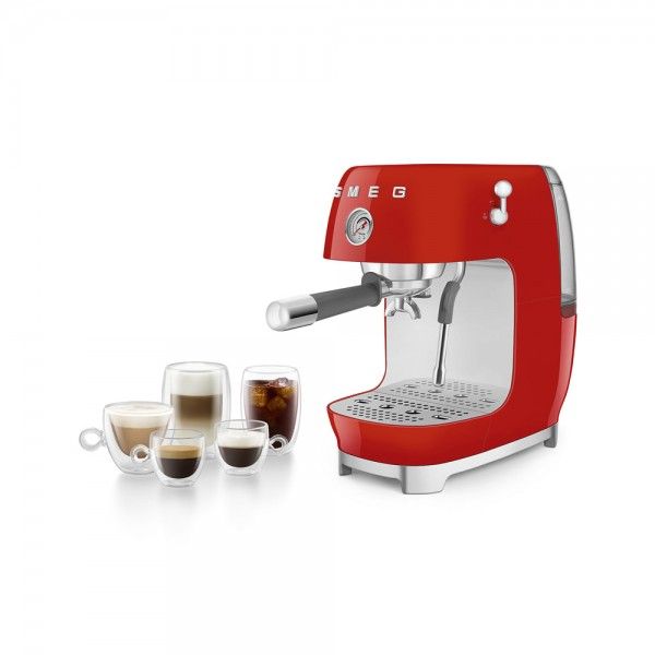 M�quina de Caf� Expresso Manual SMEG ECF03RDEU