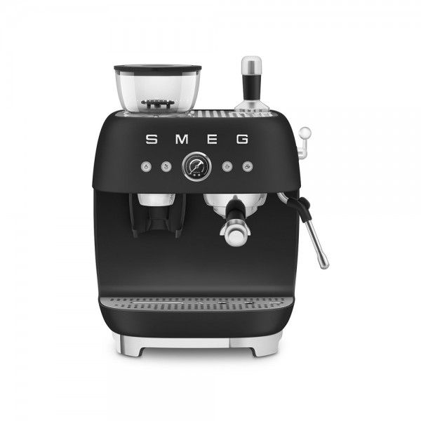 M�quina de Caf� Expresso Manual com Moinho SMEG EGF03BLMEU