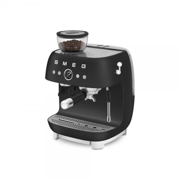 M�quina de Caf� Expresso Manual com Moinho SMEG EGF03BLMEU