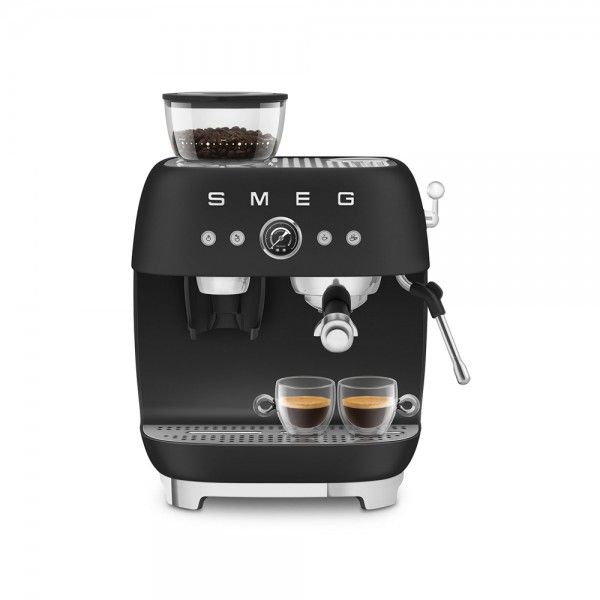 M�quina de Caf� Expresso Manual com Moinho SMEG EGF03BLMEU