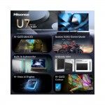 TV HISENSE 50" 50U7SE (MiniLED - 4K - Smart TV - 126 cm)