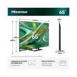 TV HISENSE 65" 65E8S (MiniLED QLED - 4K - Smart TV - 164 cm)
