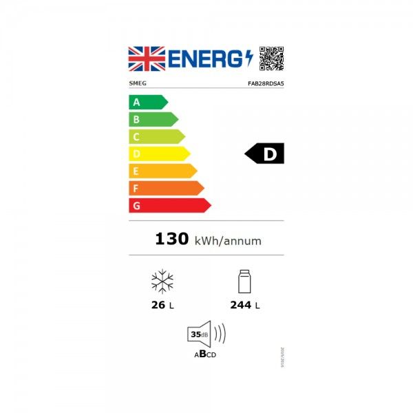 Frigor�fico SMEG FAB28RDSA5