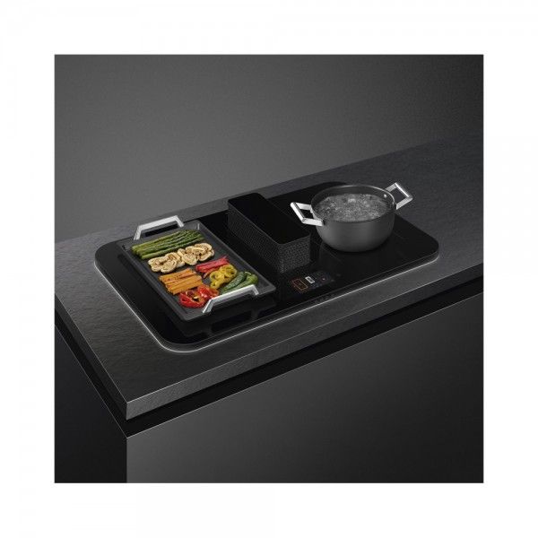 Placa�de Indu��o com Exaustor SMEG HHSL7845MB