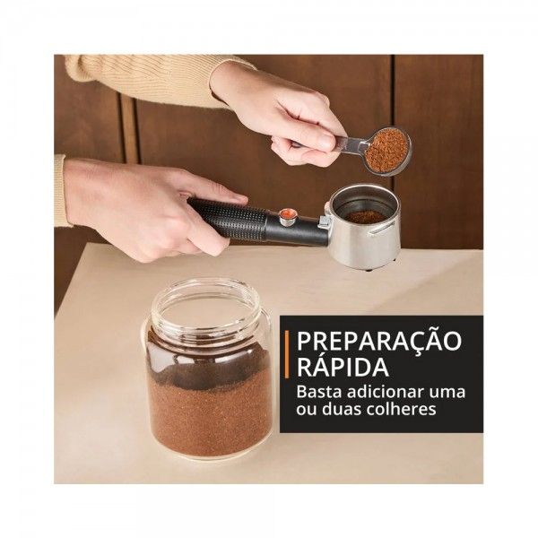 M�quina de Caf� Manual KRUPS Virtuoso + Tamping XP499EE0
