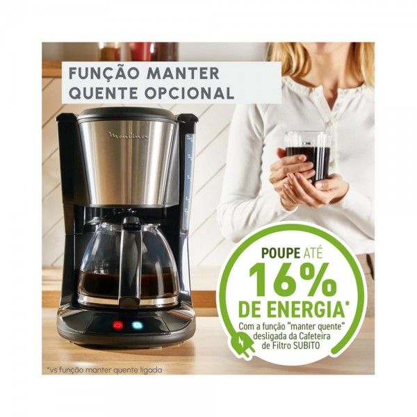 M�quina de Caf� Filtro MOULINEX Subito 5 FG5S0DE0