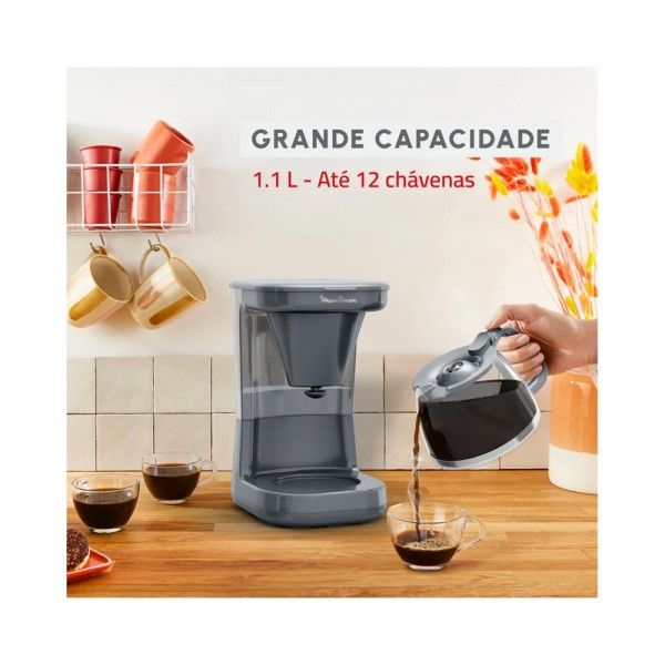 M�quina de Caf� Filtro MOULINEX Plaino FG1M1BE0