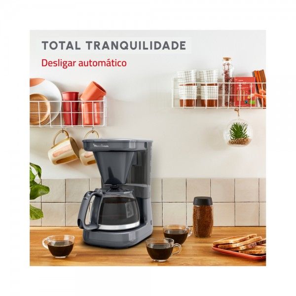 M�quina de Caf� Filtro MOULINEX Plaino FG1M1BE0