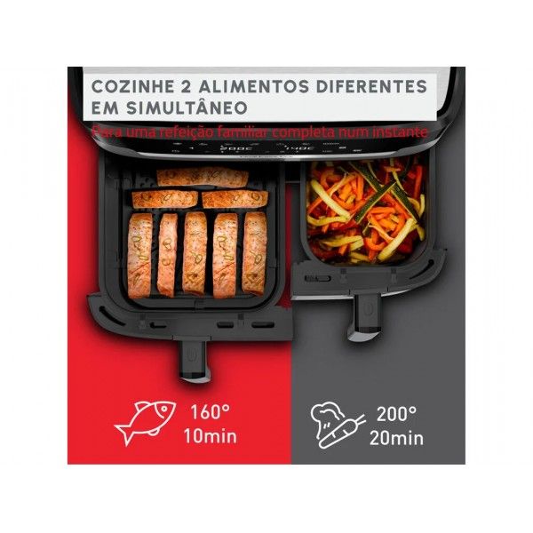 Air Fryer MOULINEX Dual Easy Fry XXL EZ942DF0