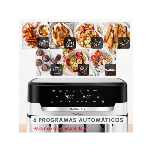 Air Fryer MOULINEX Dual Easy Fry XXL EZ942DF0