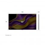 TV LG 55" OLED55G56LS (OLED Evo Gallery - 4K Ultra HD - Smart TV - 140 cm)