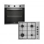 Placa a G�s BEKO HIGG 64103 SX + Forno BEKO BBIC12100XD
