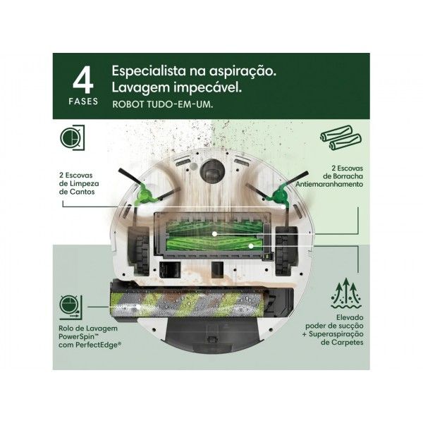 Aspirador Rob� IROBOT Roomba Max 705 Combo branco